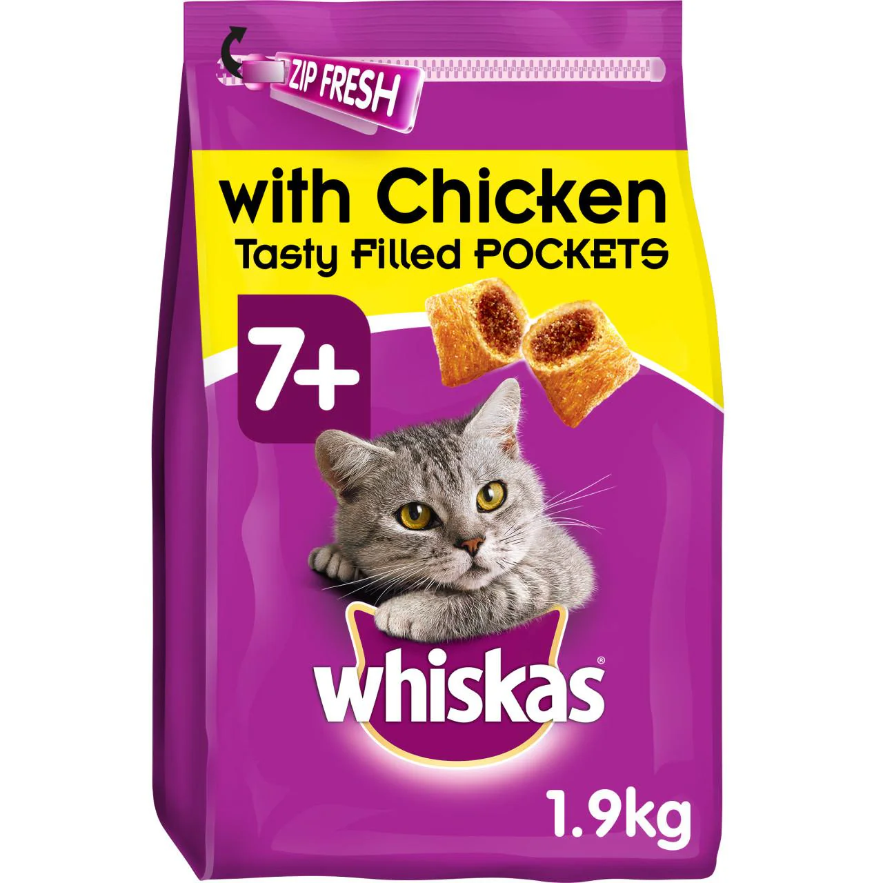 Whiskas 7+ Chicken Adult Dry Cat Food