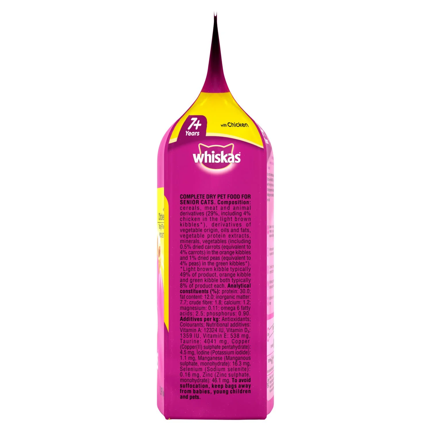Whiskas 7+ Chicken Adult Dry Cat Food - Image 3