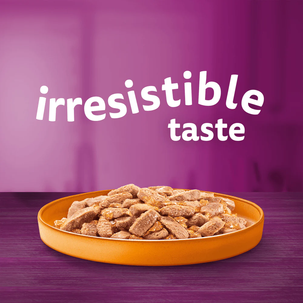 Whiskas Farm Menu in Jelly 1+ Adult Wet Cat Food Tin - Image 2