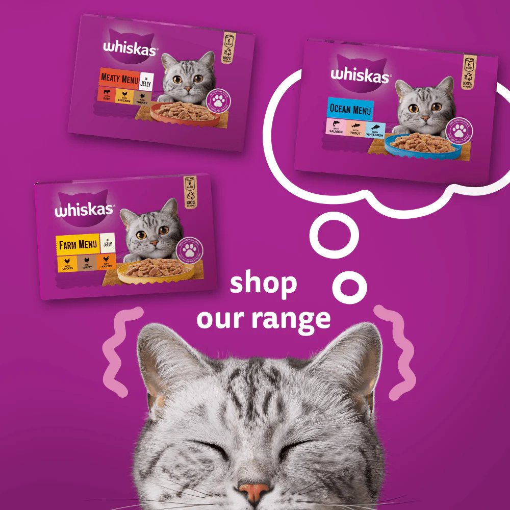 Whiskas Farm Menu in Jelly 1+ Adult Wet Cat Food Tin - Image 5