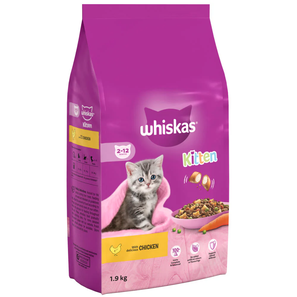 Whiskas Kitten Chicken Dry Cat Food - Image 3