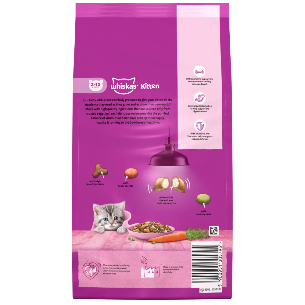 Whiskas Kitten Chicken Dry Cat Food - Image 9