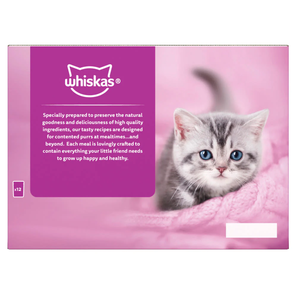 Whiskas Kitten Fish Favourites Wet Cat Food Pouches in Jelly - Image 10