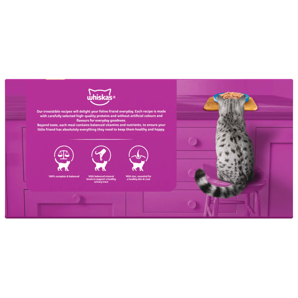 Whiskas Ocean Menu Adult Wet Cat Food in Jelly Tin - Image 10