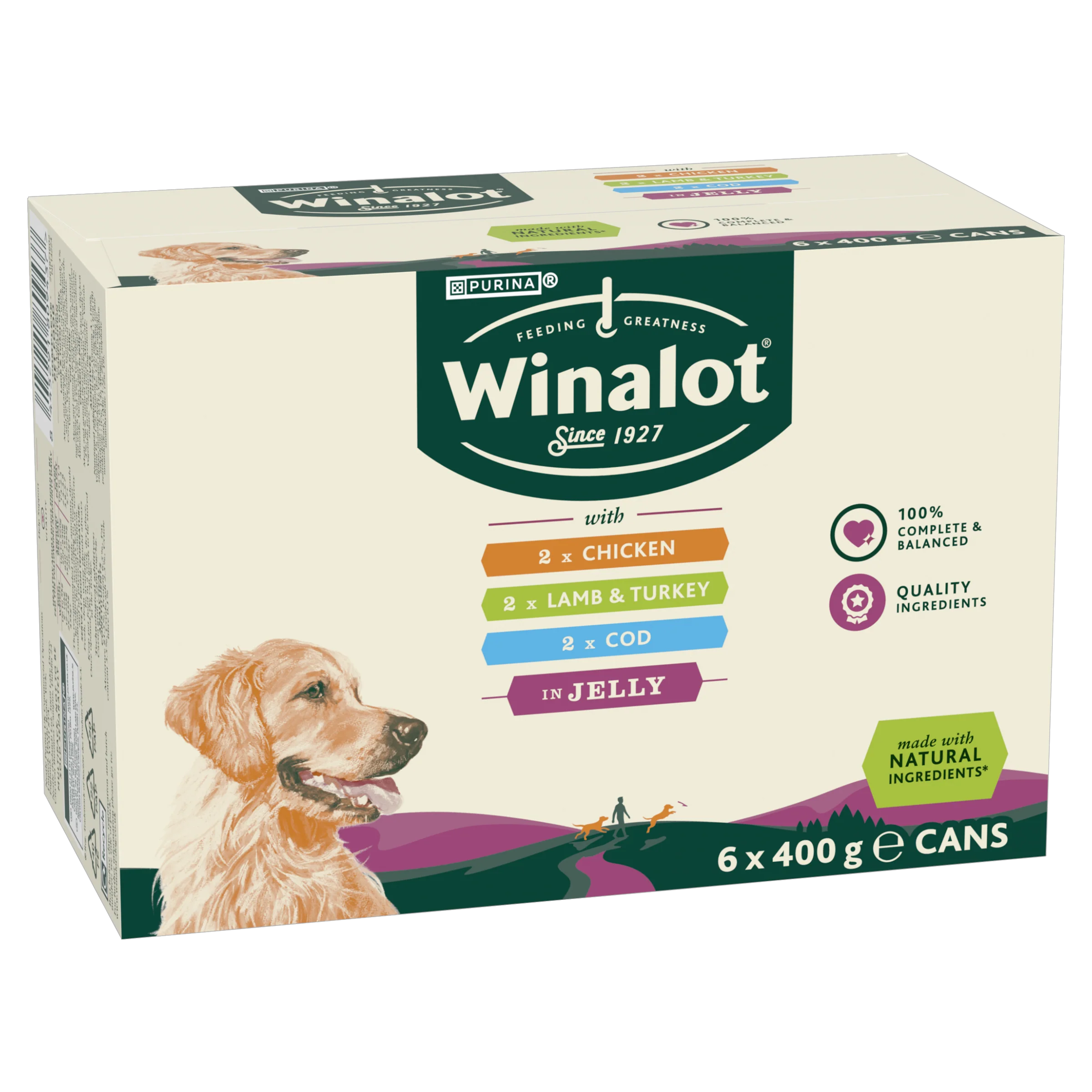 Winalot Classics Mixed in Jelly Can Adult Wet Dog Food - Image 2