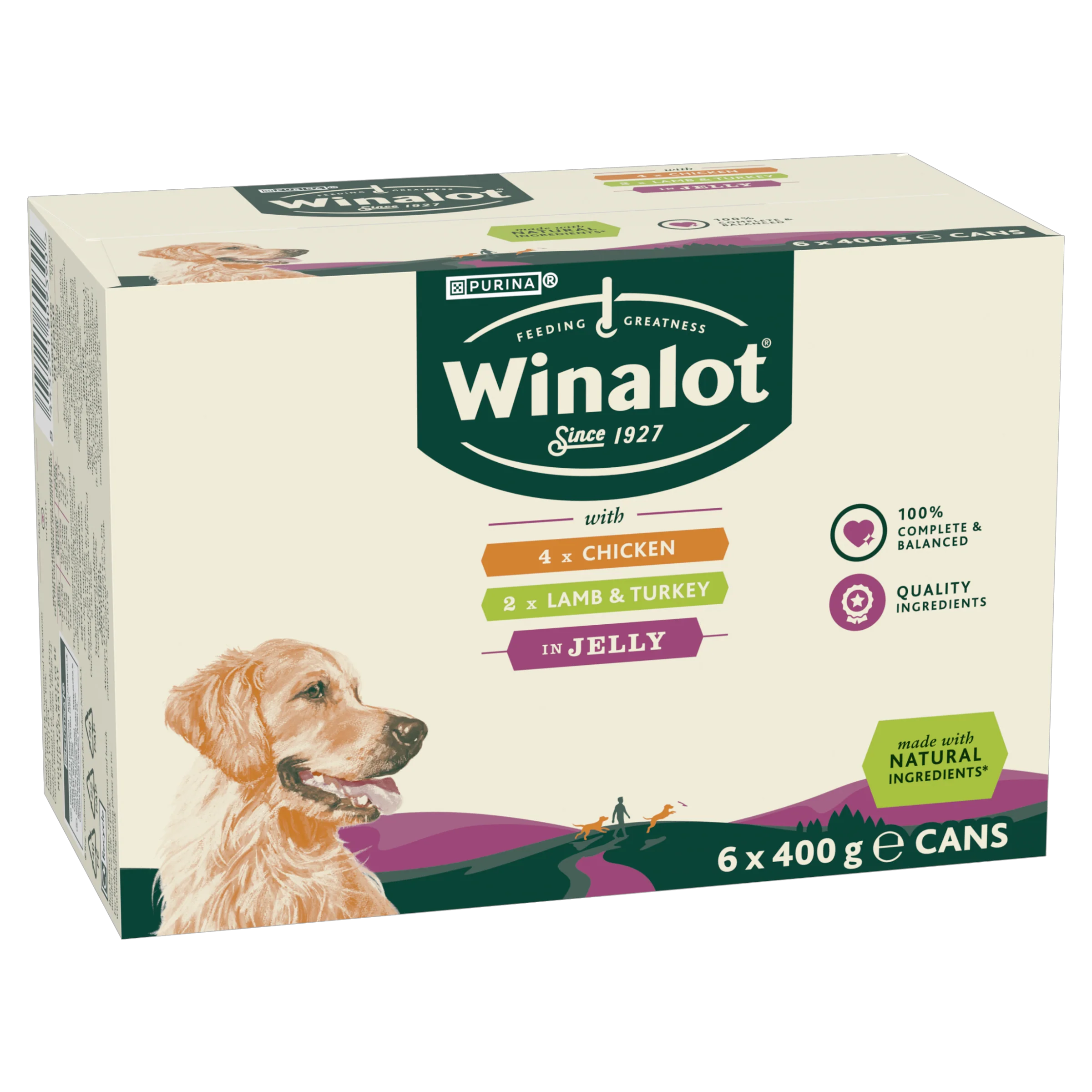 Winalot Classics Mixed Meat in Jelly Can Adult Wet Dog Food - Image 2