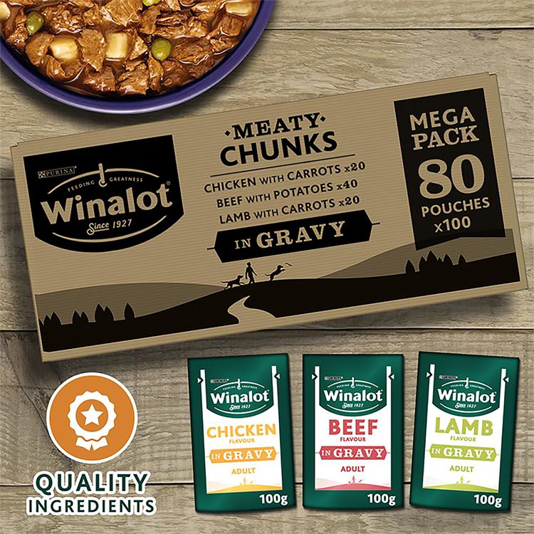 WINALOT Dog Food Pouches Mixed In Gravy - Image 3