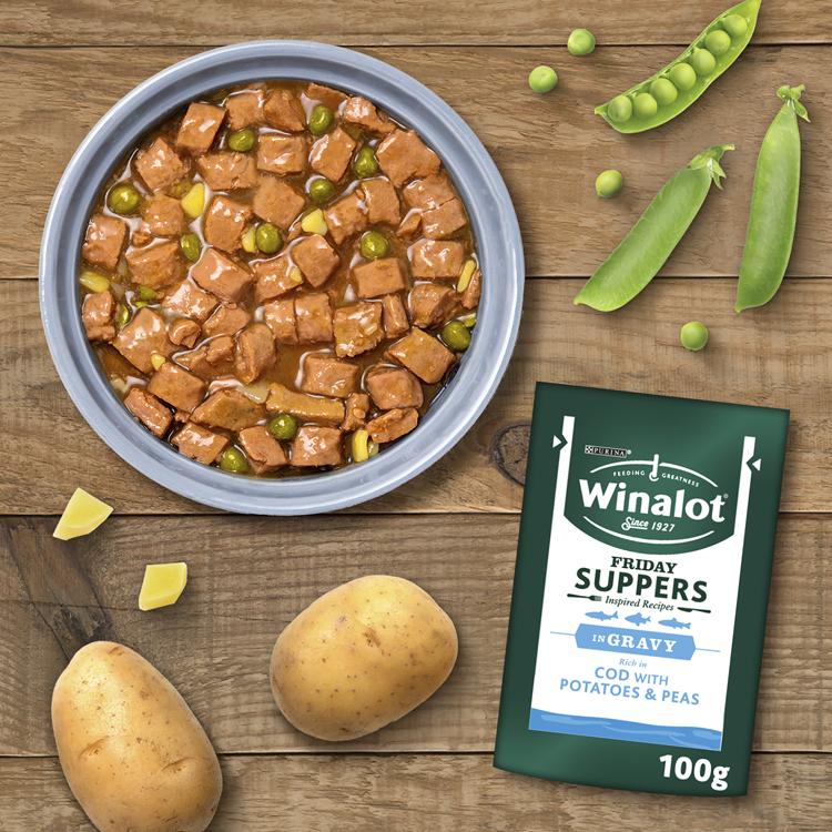 Winalot Friday Suppers Mixed Variety Fish in Gravy Wet Dog Food - Image 4