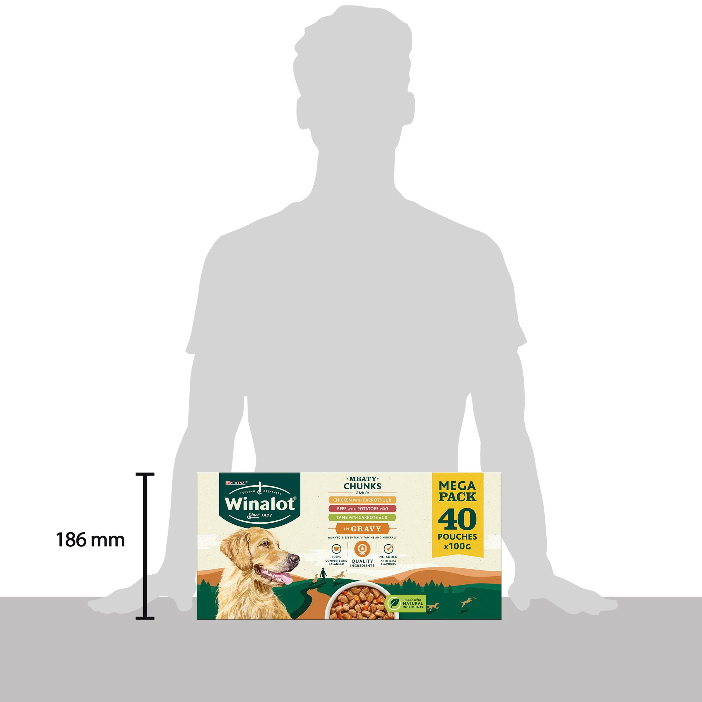 Winalot Meaty Chunks Mixed in Gravy Wet Dog Food - Image 8