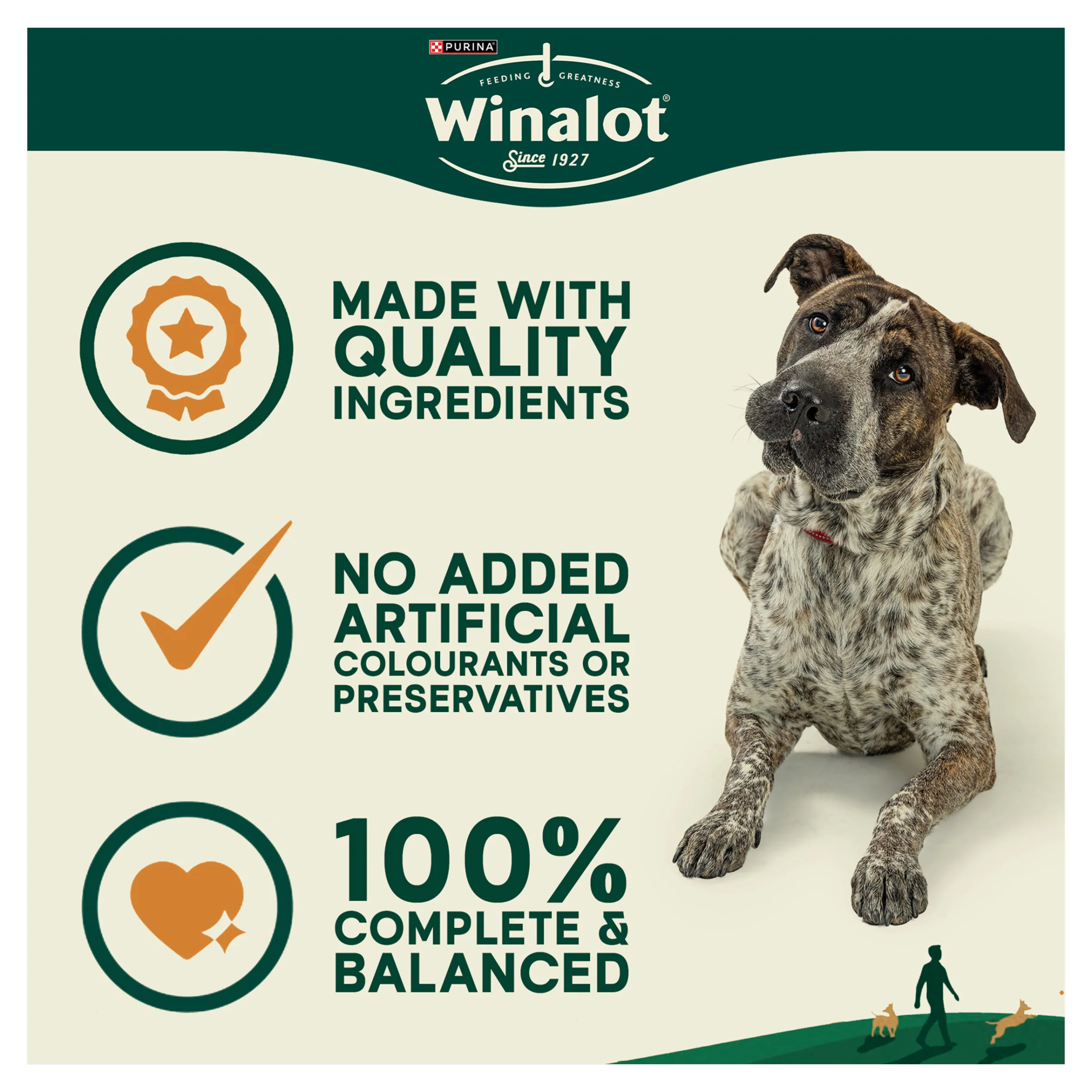 Winalot Meaty Chunks Mixed Rich in Chicken, Beef & Lamb in Gravy Adult Wet Dog Food Pouches Mega Pack - Image 9