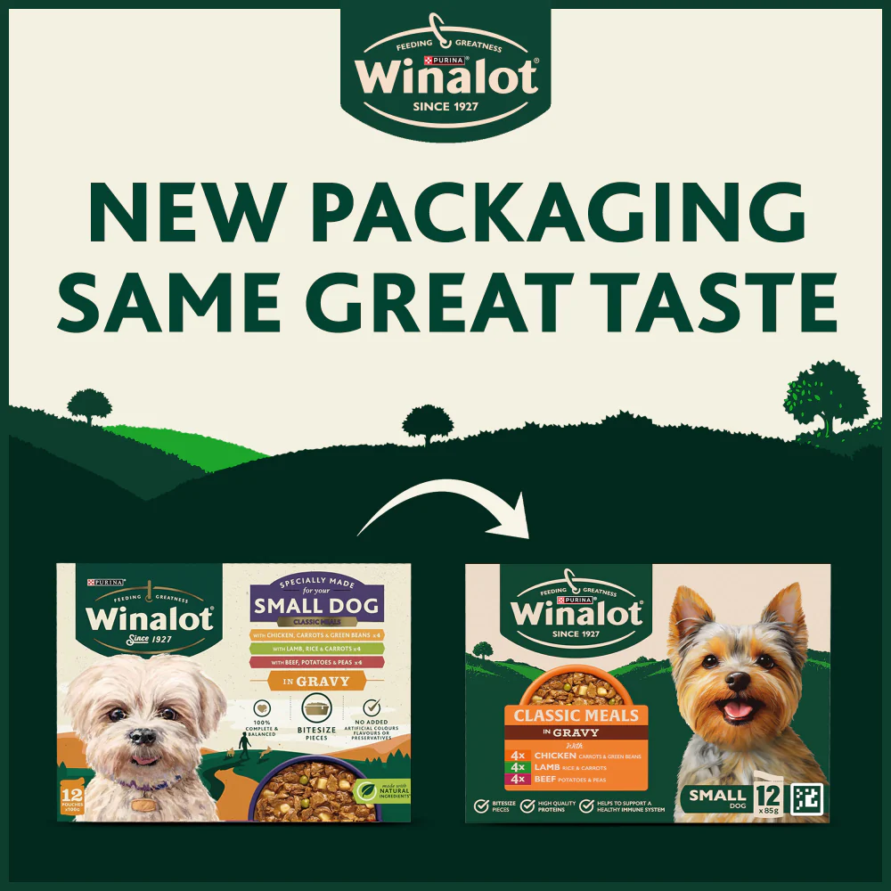 Winalot Meaty Chunks Small Dog Mixed in Gravy with Chicken, Lamb & Beef Wet Dog Food - Image 15