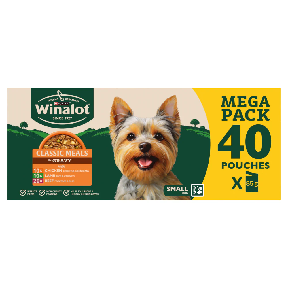 Winalot Meaty Chunks Small Dog Mixed in Gravy with Chicken, Lamb & Beef Wet Dog Food - Image 21