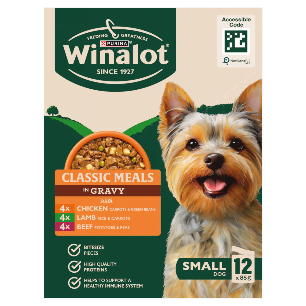 Winalot Meaty Chunks Small Dog Mixed in Gravy with Chicken, Lamb & Beef Wet Dog Food - Image 7