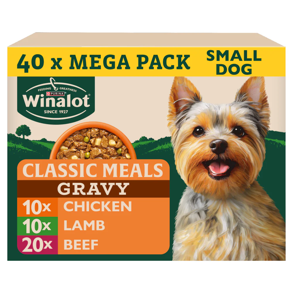 Winalot Meaty Chunks Small Dog Mixed in Gravy with Chicken, Lamb & Beef Wet Dog Food - Image 8
