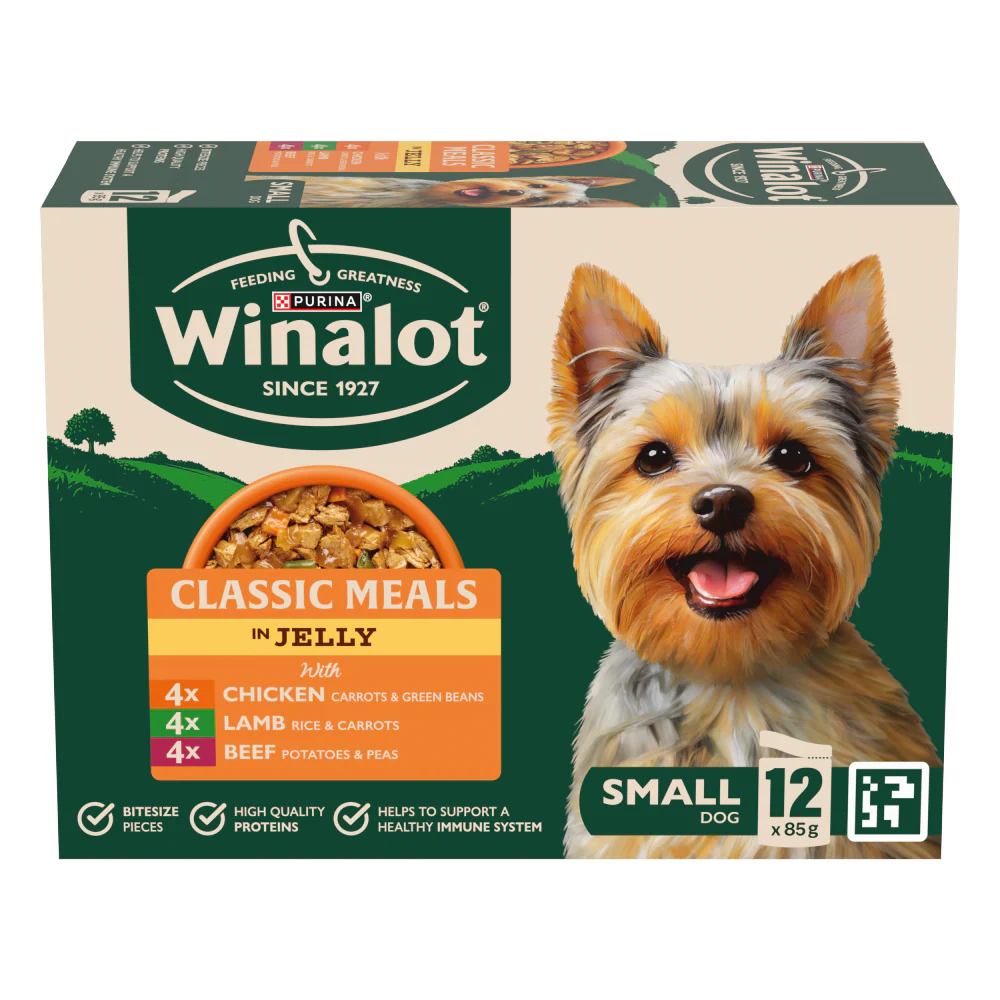 Winalot Meaty Chunks Small Dog Mixed in Jelly with Chicken, Lamb & Beef Wet Dog Food - Image 15