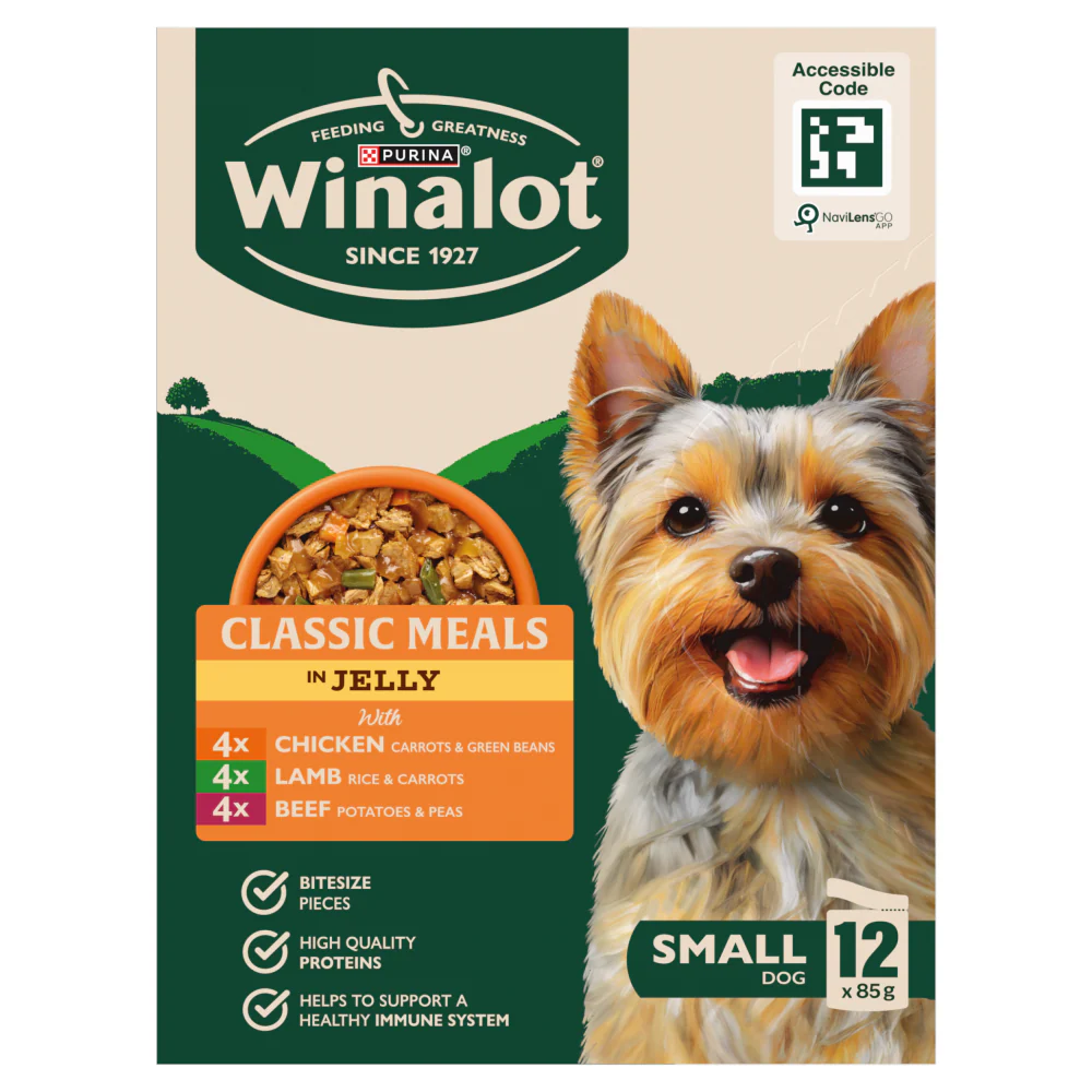 Winalot Meaty Chunks Small Dog Mixed in Jelly with Chicken, Lamb & Beef Wet Dog Food - Image 4