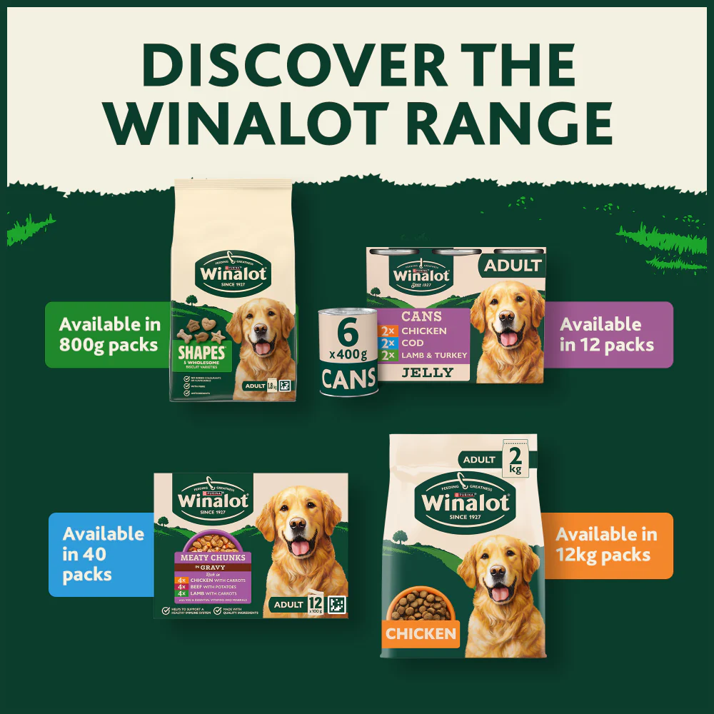 Winalot Meaty Chunks Small Dog Mixed in Jelly with Chicken, Lamb & Beef Wet Dog Food - Image 8