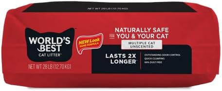 World's Best Multiple Cat Unscented Clumping Cat Litter - Image 4