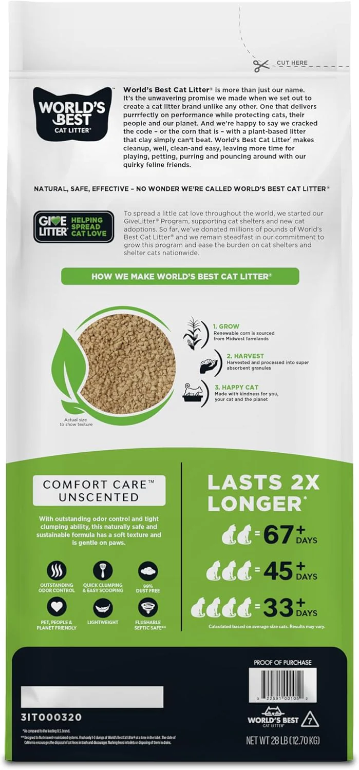 Worlds Best Quick Clumping Cat Litter - Image 3