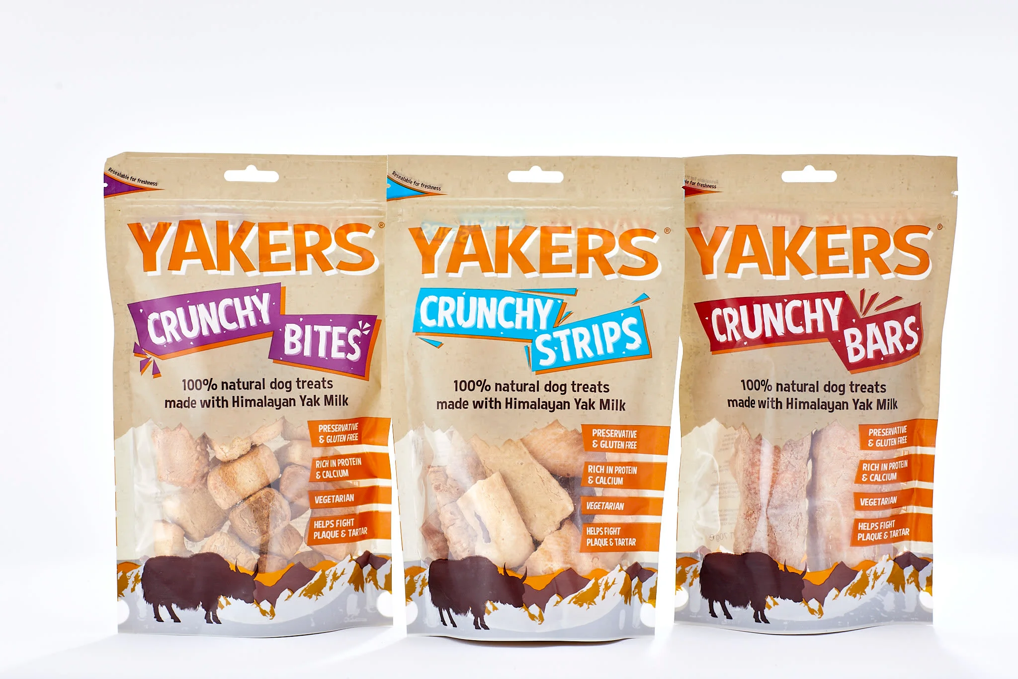 Yakers Adult Crunchy Bars Dog Treats - Cheese - Image 3