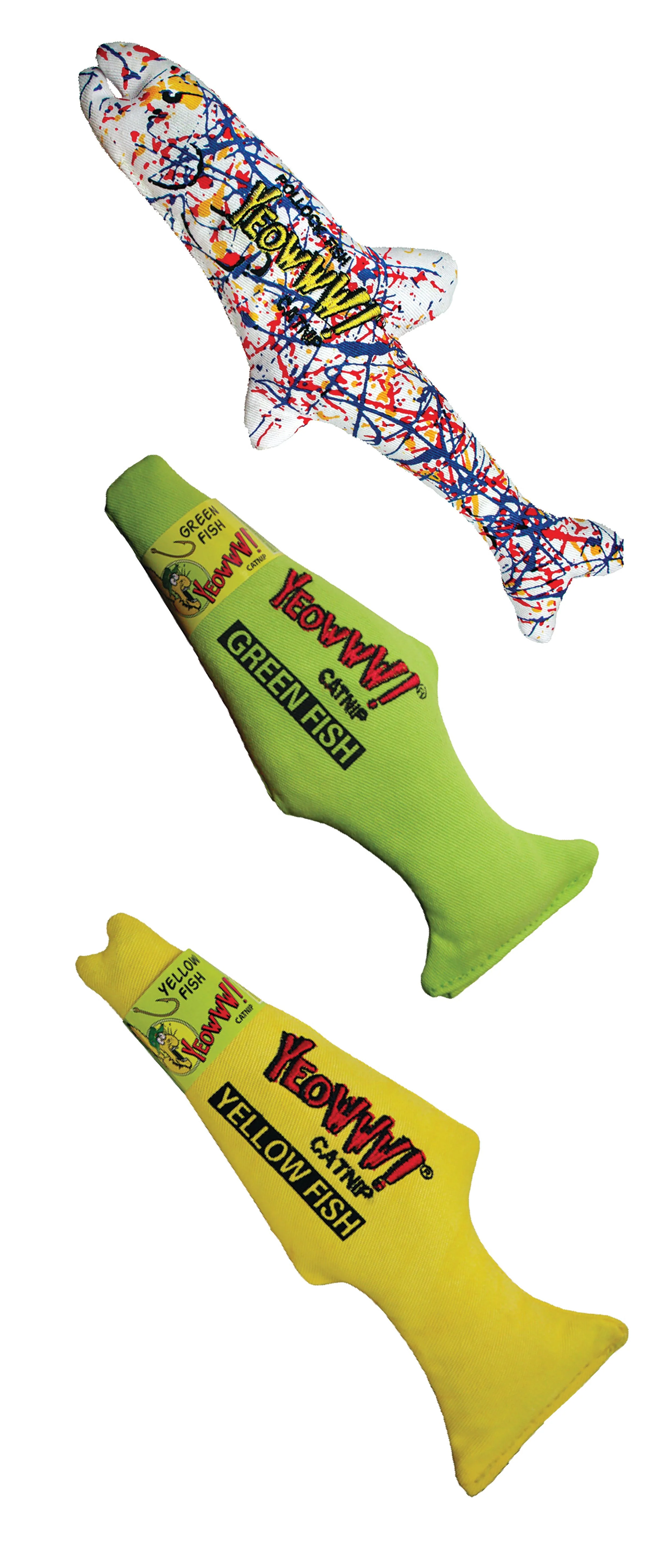 Yeowww! Catnip Pollock Fish Cat Toy - Image 4