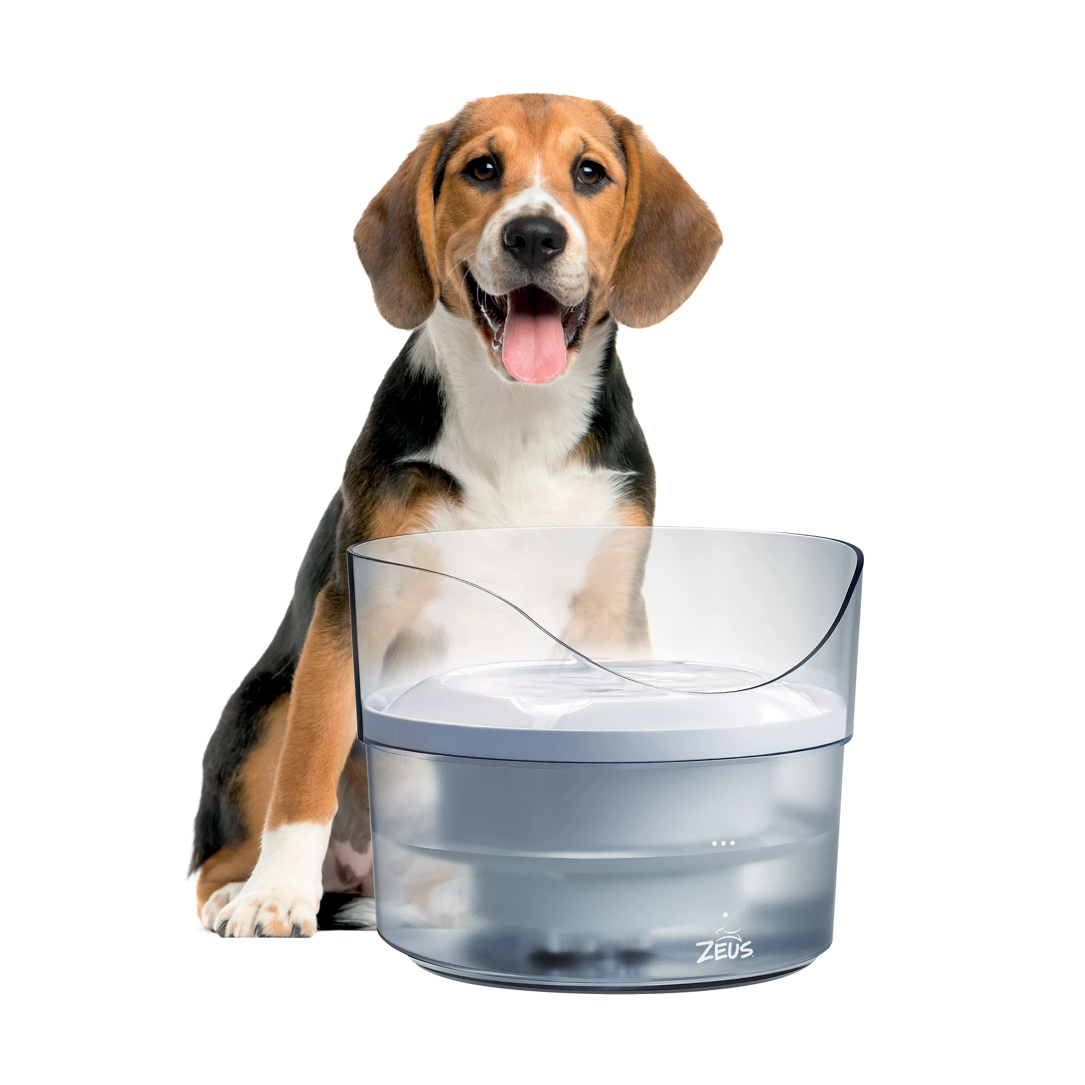 Zeus Fresh and Clear Splash Guard Dog Drinking Fountain - Image 3