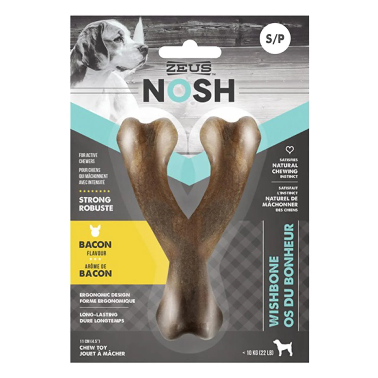 Zeus Nosh Wishbone Strong Chew Bone Dog Toy - Image 2