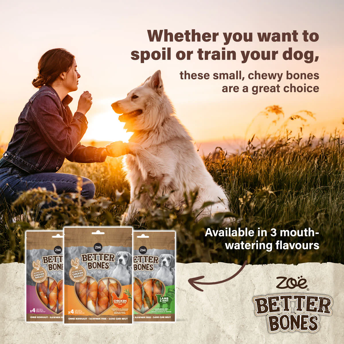 Zoe Better Bones Duck Wrap Large Rolls for Dogs - Image 4