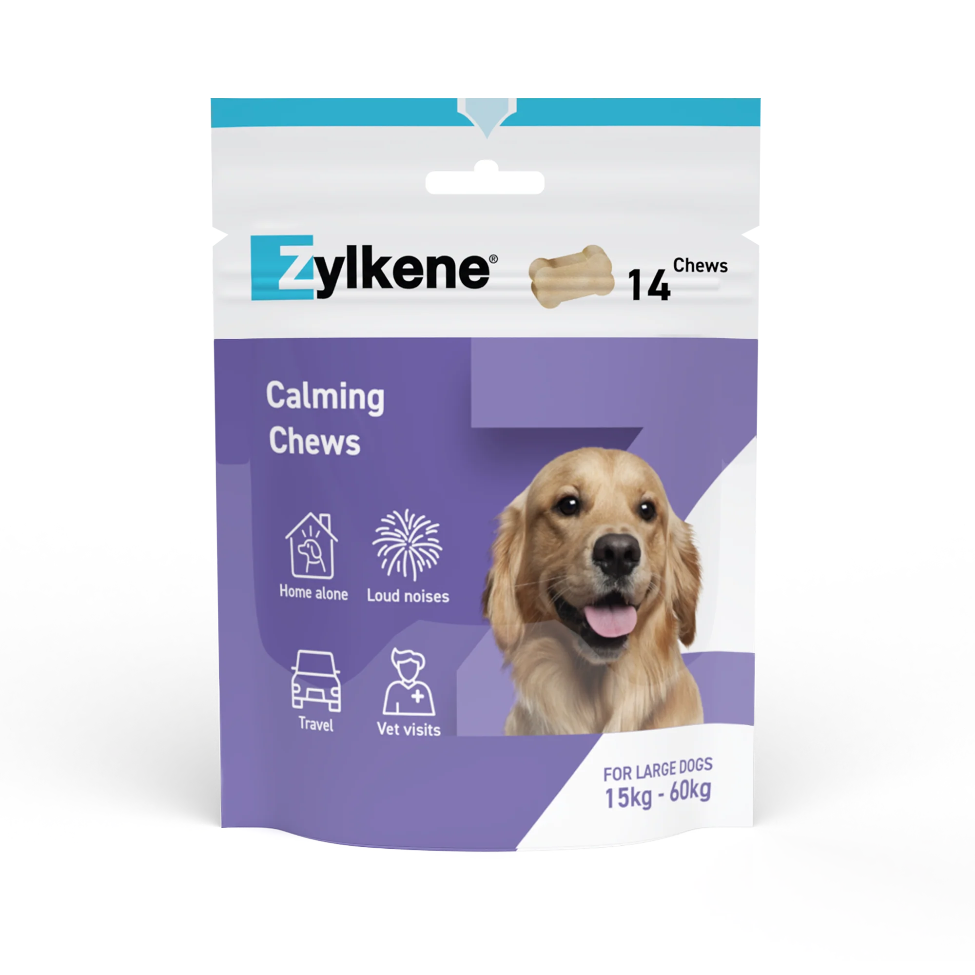Zylkene 450mg Calming Dog Chews - 14 Chews Large 15Kg - 60Kg