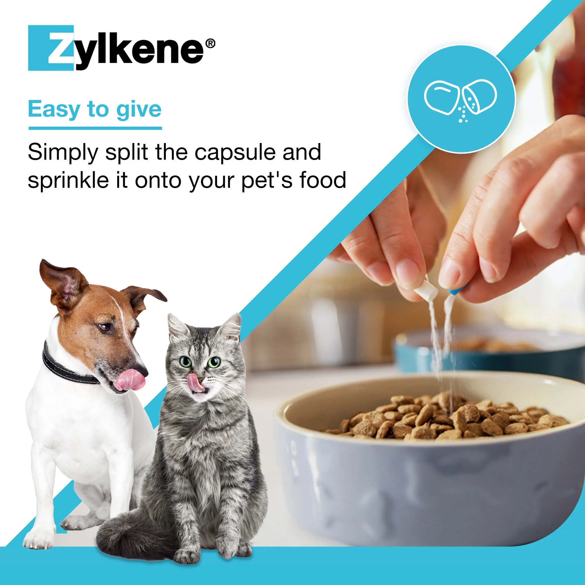 Zylkene Calming Supplement for Cats and Dogs - Up to 10kg - 20 Capsules - Image 6